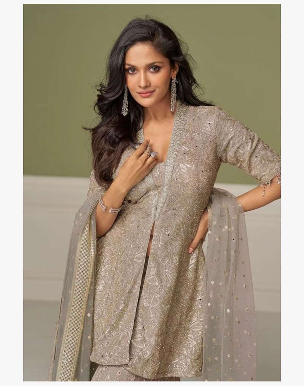TARA - Indian Women Party Wear Fancy Sharara Style Suit 20204