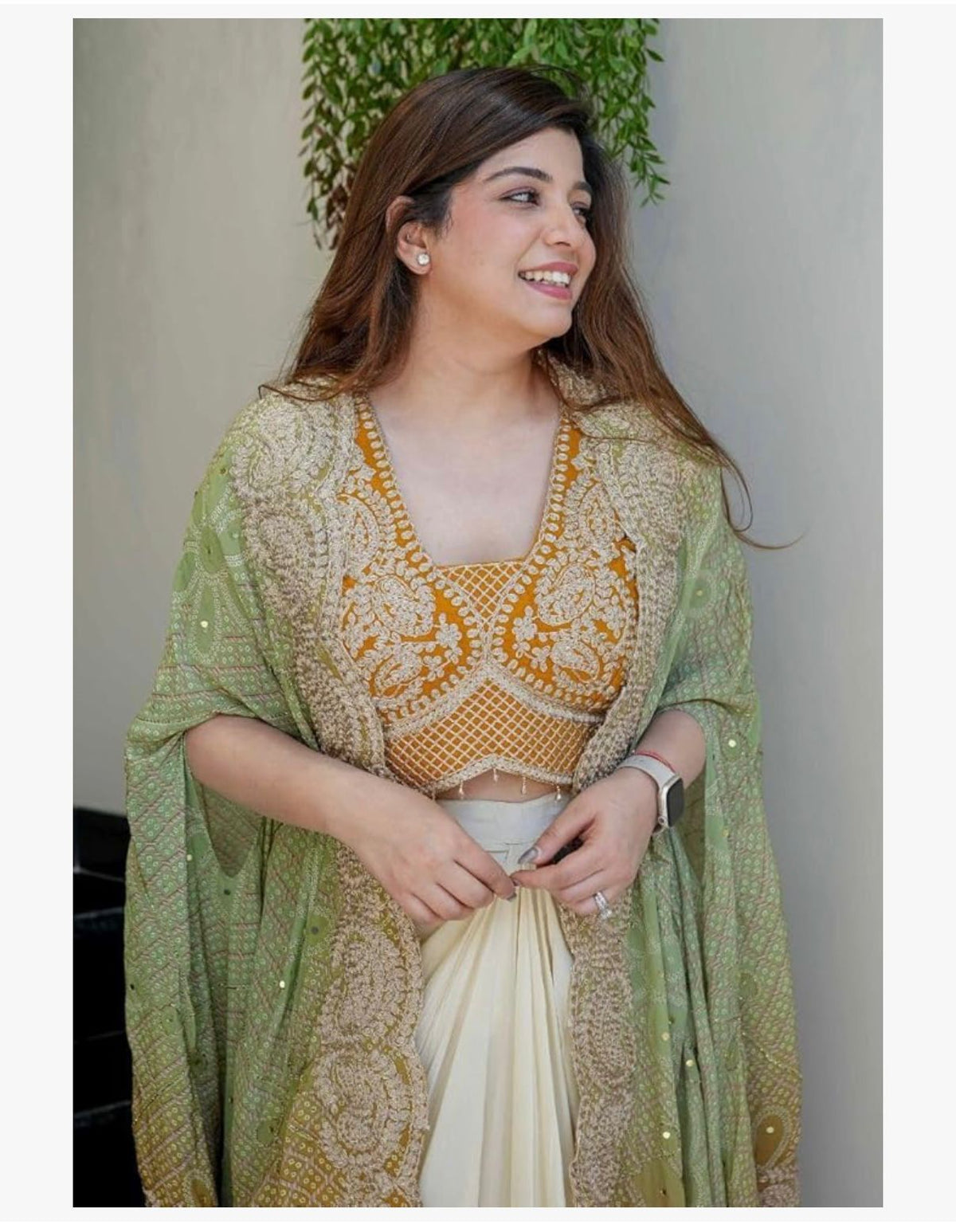 FUSION - Party Wear Readymade Indo Western Three Piece Set 19766